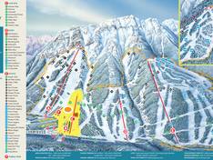 Mappa delle piste Mt. Norquay - Banff