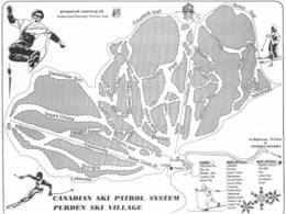 Mappa delle piste Purden