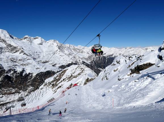 Panorama stazione a monte Karjoch