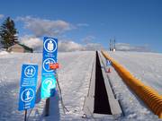 Il tappeto mobile è ideale per i bambini.