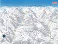 Mappa delle piste Saalbach Hinterglemm Leogang Fieberbrunn (Skicircus)
