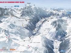 Mappa delle piste Les Chosalets