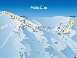 Mappa delle piste Malá Úpa