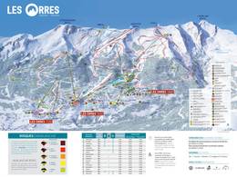 Mappa delle piste Les Orres