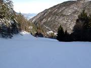 Discesa a valle La Rocca verso Santel