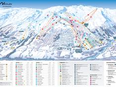 Mappa delle piste Myrkdalen