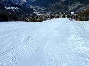 Facile discesa a valle a Sauze d'Oulx