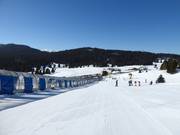 Pista pratica con tappeto Baby Coe al Passo Coe