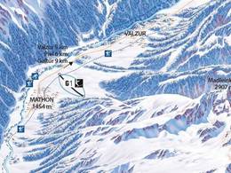 Mappa delle piste Mathon