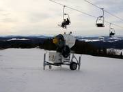 Uno dei tanti cannoni da neve