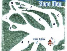 Mappa delle piste Hawksnest
