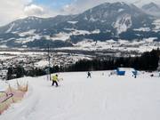 Inizio della discesa principale