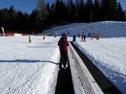 Tappeti mobili alla stazione a valle Castelir (Bellamonte)