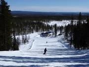 Pista Rödingen alla stazione a valle della seggiovia esaposto Ost 6:An