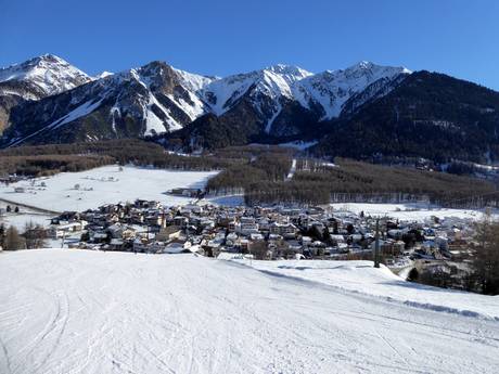 Alpi della Val Müstair : Offerta di alloggi dei comprensori sciistici – Offerta di alloggi Belpiano (Schöneben)/Malga San Valentino (Haideralm)