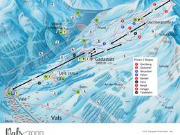Mappa delle piste Vals - Dachberg