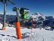 Potente innevamento artificiale a Nassfeld