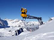 Cannone da neve nell’area sciistica Titlis