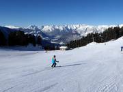 Discese presso la stazione a monte Hochoetz