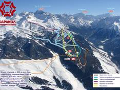 Mappa delle piste Karakol