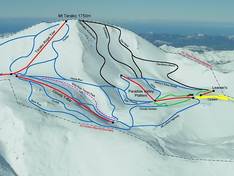 Mappa delle piste Mt. Lyford