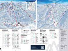 Mappa delle piste Bromont