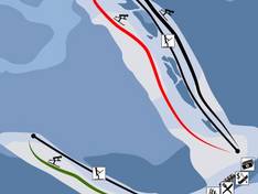 Mappa delle piste Synyak (Синяк)