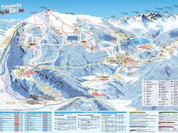 Mappa delle piste Paganella - Andalo