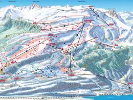 Mappa delle piste Flumserberg
