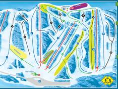 Mappa delle piste Canyon