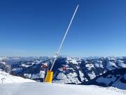 Lancia da neve presso il Wiedersberger Horn