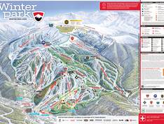 Mappa delle piste Winter Park Resort
