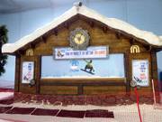 Chiosco presso la stazione a monte nella ski hall