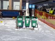 Raccolta differenziata dei rifiuti nell’area sciistica