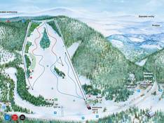 Mappa delle piste Drienica