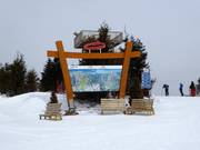 Mappa dettagliata delle piste al Mont-Saite-Anne