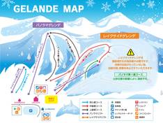 Mappa delle piste Onbara Kogen