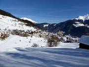 Vista sulle sistemazioni a Ladis