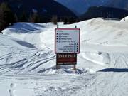 Segnaletica delle piste al Passo Rolle