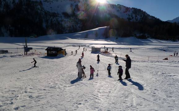 Comprensori sciistici per famiglie Bregaglia Engadin – Famiglie e bambini Aela - Maloja