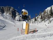 Potente innevamento artificiale a Nassfeld