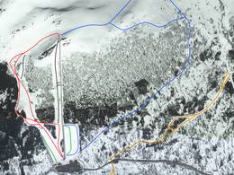 Mappa delle piste Volda Skisenter