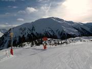 Bivio per la discesa a valle