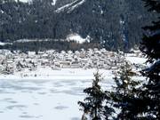 Vista sulle sistemazioni a Resia