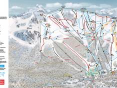Mappa delle piste Catedral Alta Patagonia