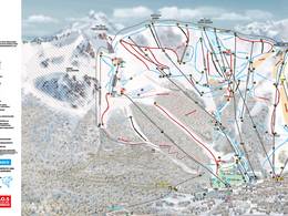 Mappa delle piste Catedral Alta Patagonia