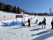 Pista pratica con tappeto a Serrada