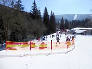 Pista pratica alla stazione a valle Medvědín