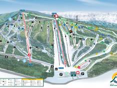 Mappa delle piste Mont-Saint-Mathieu