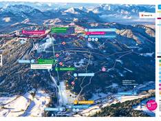 Mappa delle piste Blomberg - Bad Tölz/Wackersberg